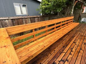 deck cleaning in spring removing winter buildup
